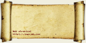 Đuka Perunac vizit kartica